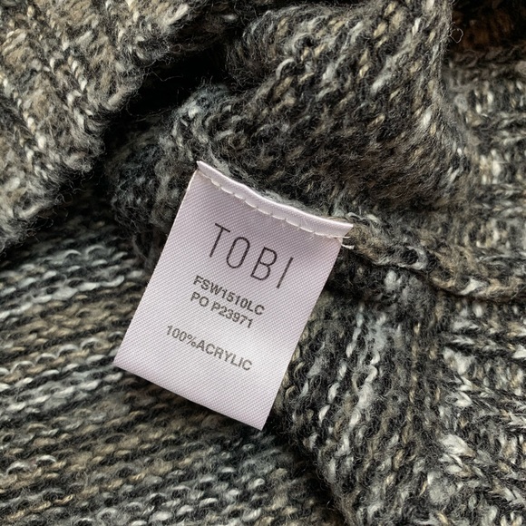 Tobi Gray Long Sleeve Crewneck Pullover Sweater - Picture 5 of 9